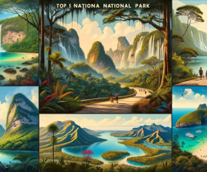 Scenic landscapes from Top 5 National Parks.