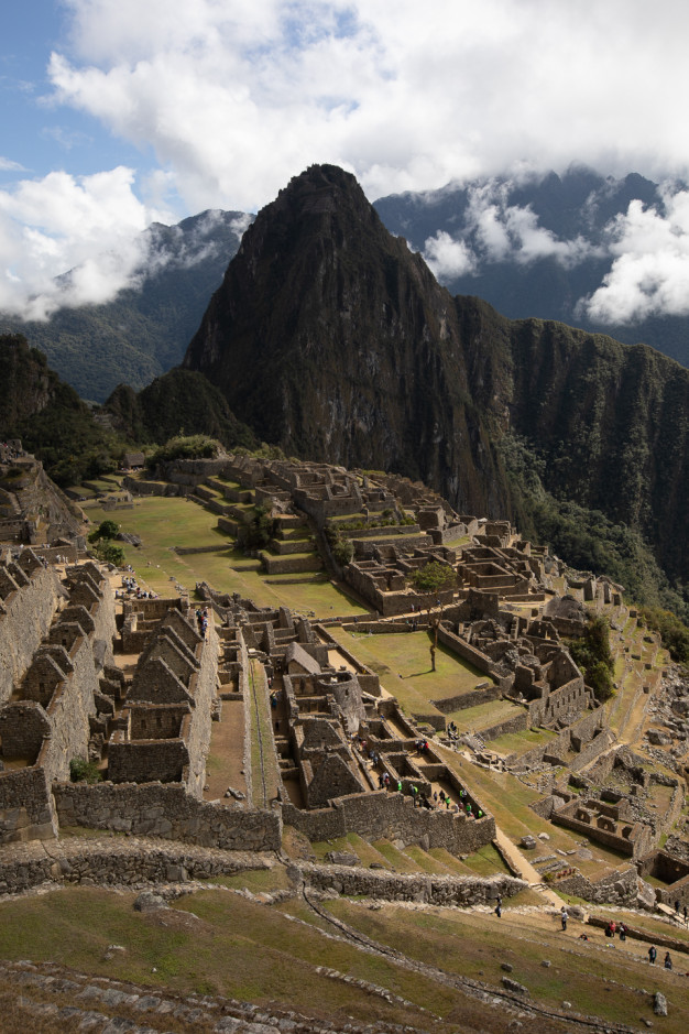 Machu Picchu ancient Inca ruins, Peru.