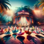 Spectacle de cabaret tropical vibrant au Tropicana.