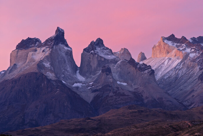 los cuernos torres del paine patagonia chile