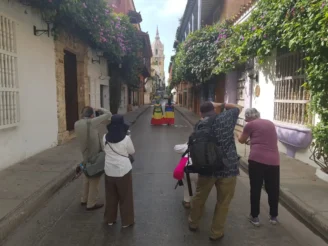 tour photographique en Colombie avec des palenqueras