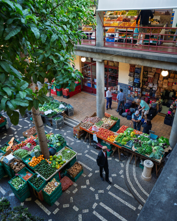 visit of funchal market (mercado dos lavradores)
