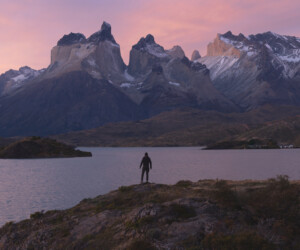 stroll at golden hour and sunset from mirador pehoe