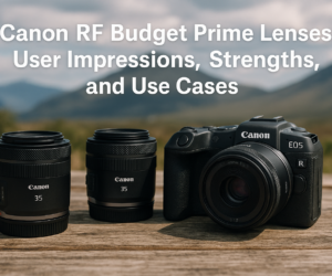 Canon RF Budget Prime Lenses: User Impressions, Strengths, and Use Cases