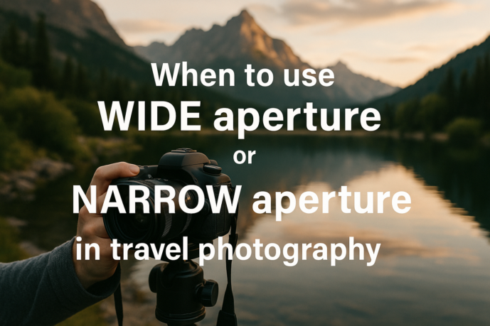 Quand utiliser une grande ouverture ou une petite ouverture en photographie de voyage