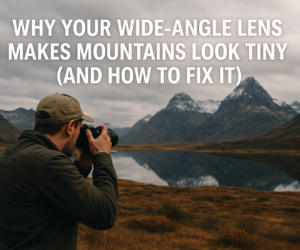 Why Your Wide-Angle Lens Makes Mountains Look Tiny (And How to Fix It)